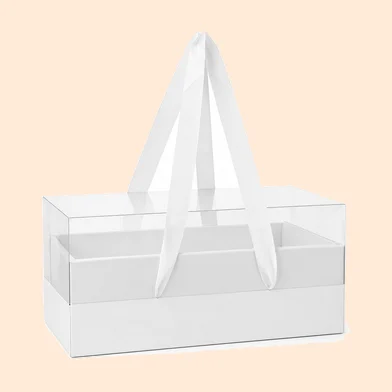 Carton Box With PVC & Ribbon