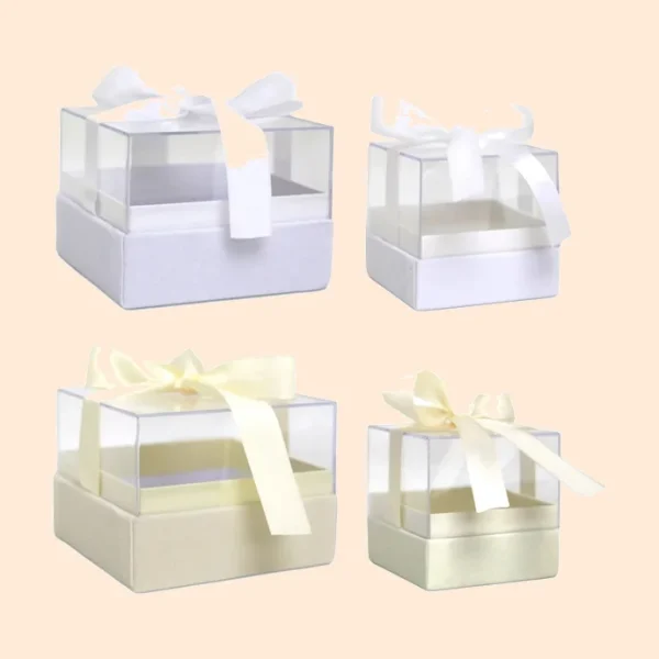 Clear Box With Ribbon