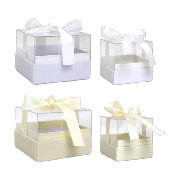 Clear Box With Ribbon