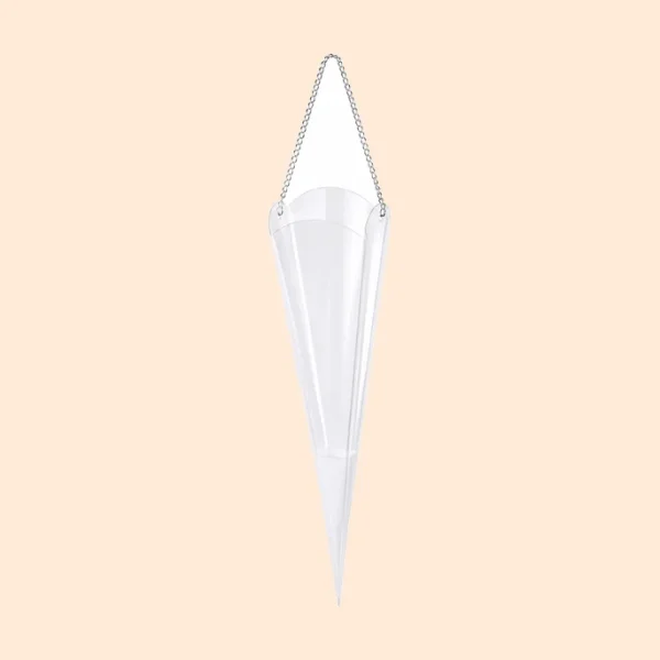 Clear Flower Cone Bag