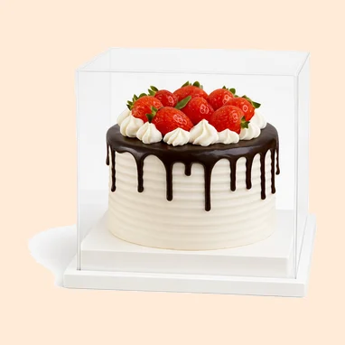 Clear PVC Cake Box