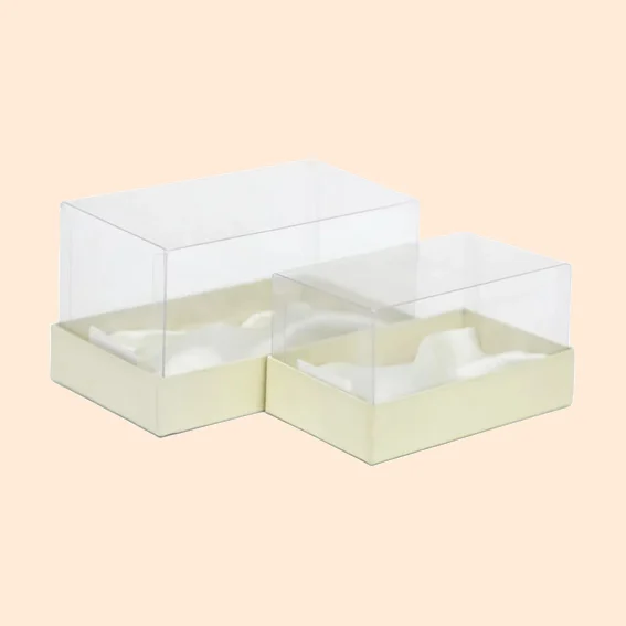 Clear Rectangle Box With Base