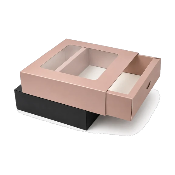 Drawer Box With PVC Window