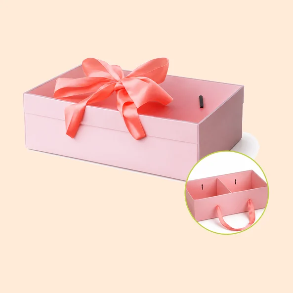 Gift Box With Lid & Ribbon