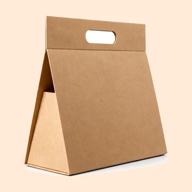 Holding Gift Box With Magnetic Handle