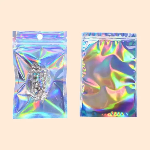 Iridescent Zipper Bag