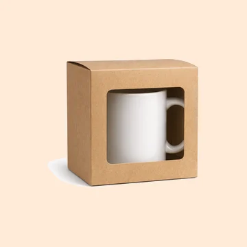 Mug Box With PVC Window