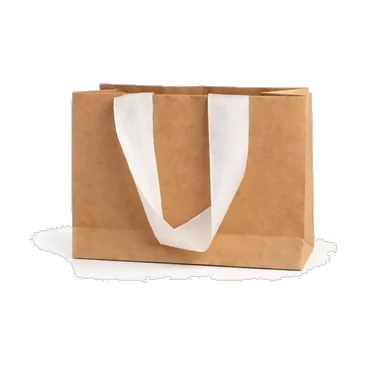 Paper Bag With Ribbon Handle