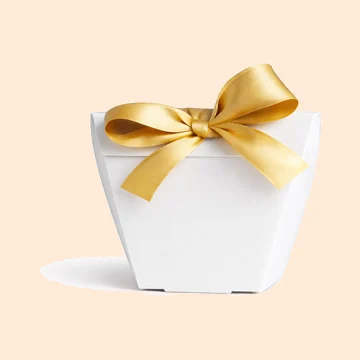 Small Gift Box With Ribbon